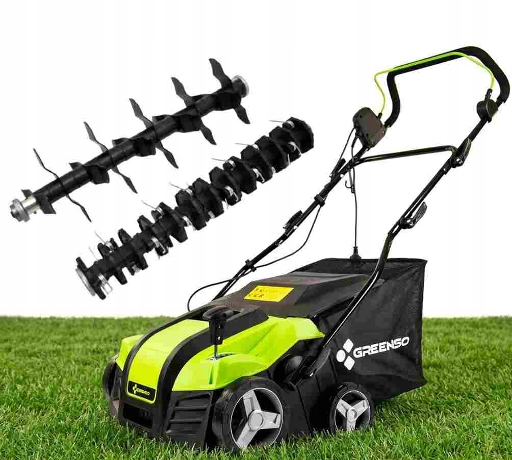 Elektrický vertikutátor s výkonom 2000 W 2v1 40 cm Greenso WE40-2000